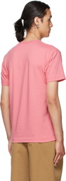 COMME des GARÇONS PLAY Pink & Red Big Heart T-Shirt
