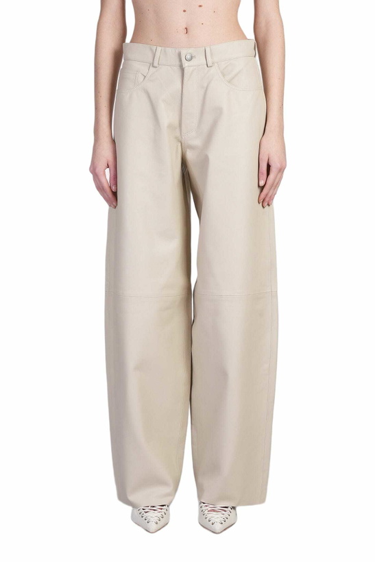 Photo: Haikure Bethany Pants In Beige Leather