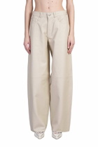 Haikure Bethany Pants In Beige Leather