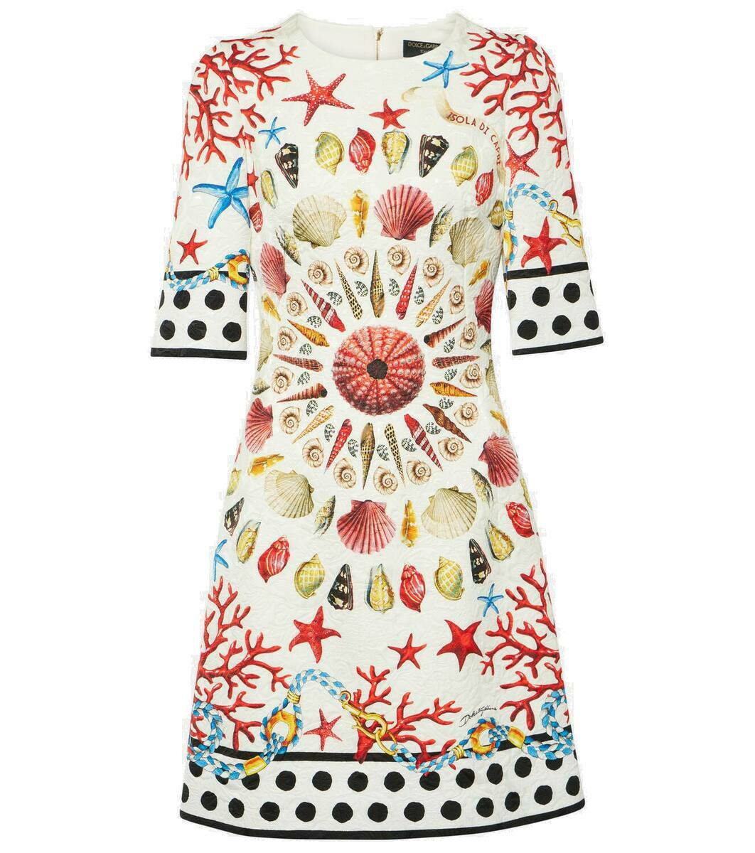 Dolce&Gabbana Capri printed minidress Dolce & Gabbana