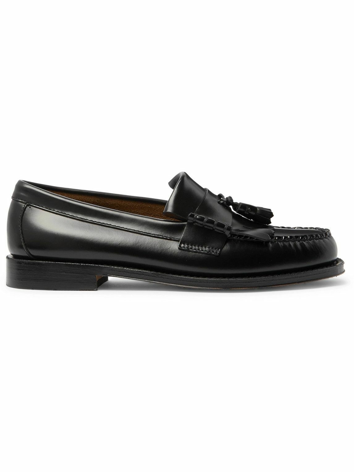 Photo: G.H. Bass & Co. - Weejuns Layton Kiltie Moc II Leather Tasselled Loafers - Black