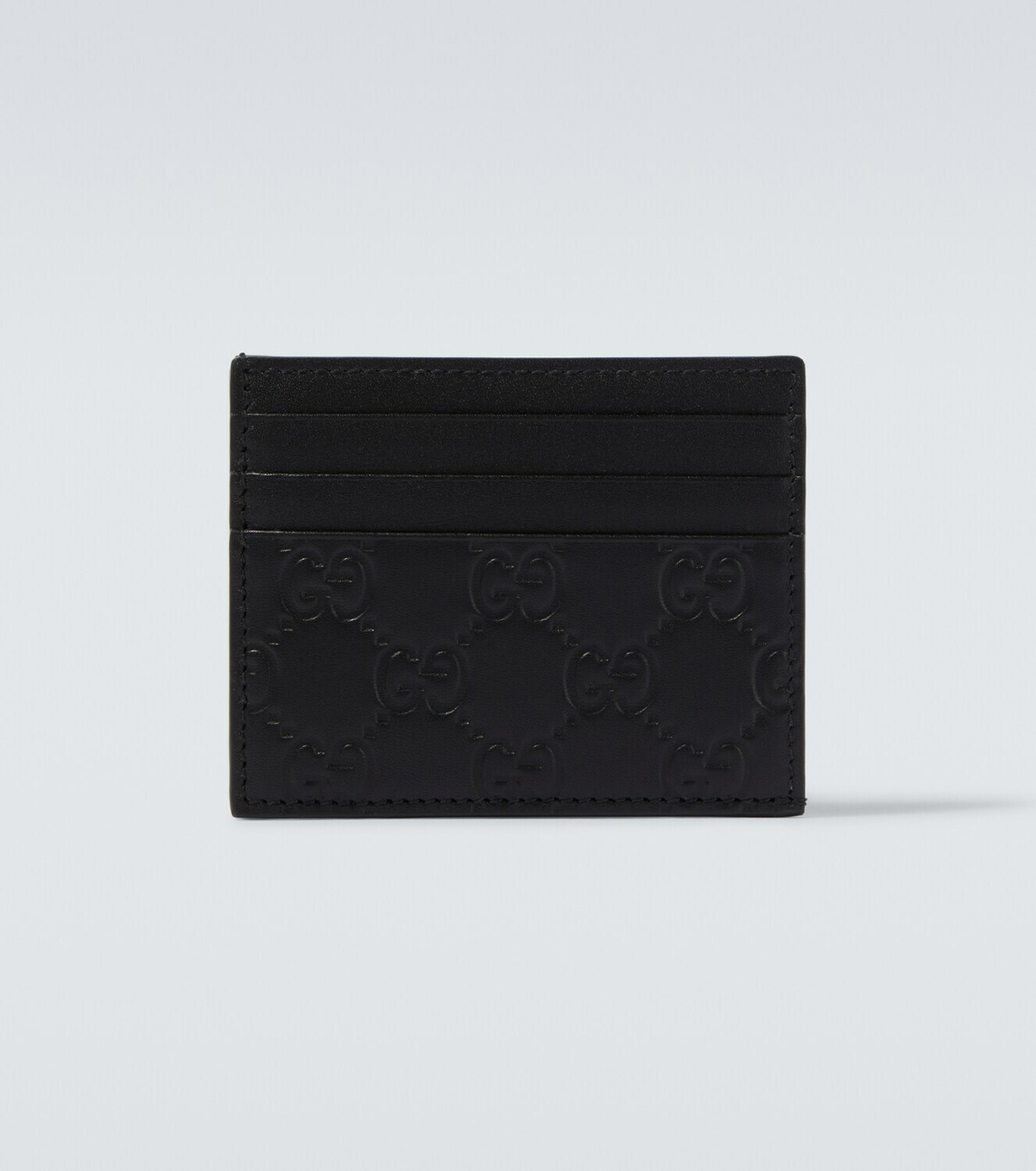 Gucci GG Emblem leather card holder