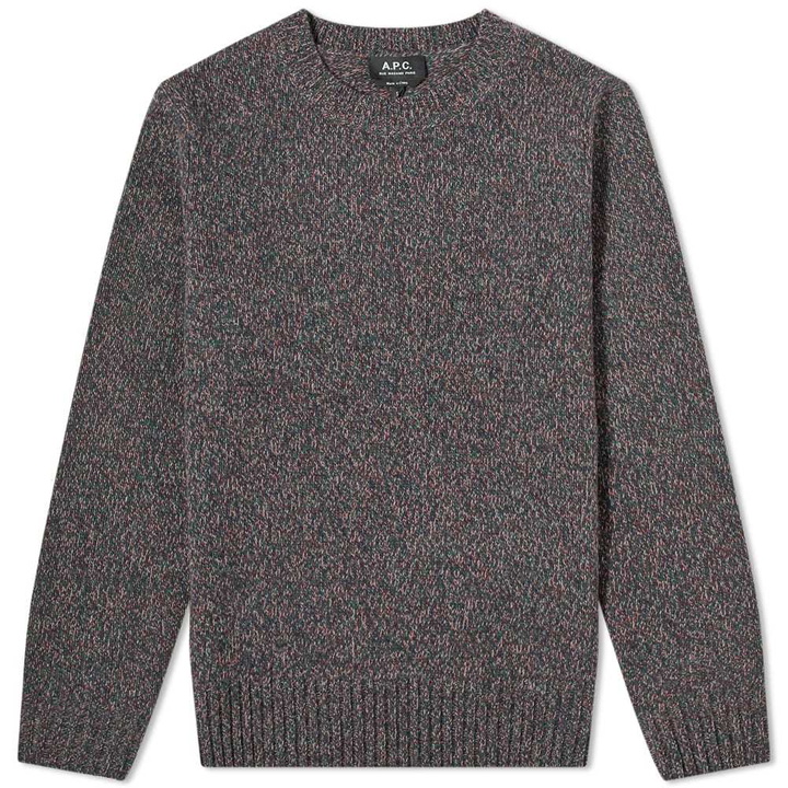 Photo: A.P.C. Marcus Heathered Crew Knit