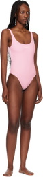 Versace Pink One-Piece Swimsuit
