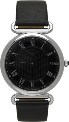 Fendi Black & Silver Palazzo Watch