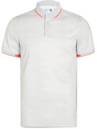 Kjus Golf - Printed Jersey Golf Polo Shirt - Gray
