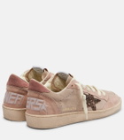 Golden Goose Ball Star glitter suede sneakers