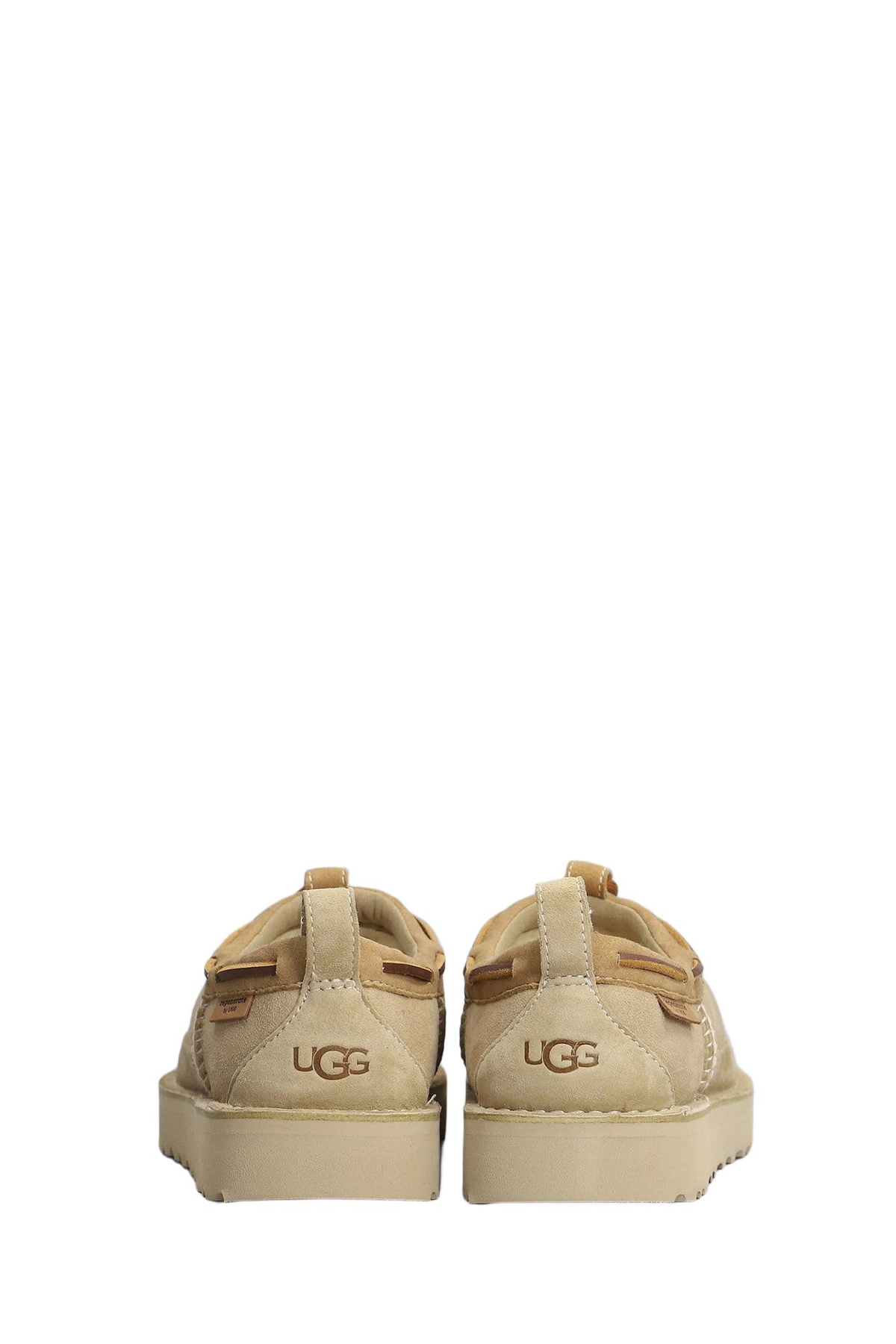 UGG Tasman Crafted Loafers In Beige Suede