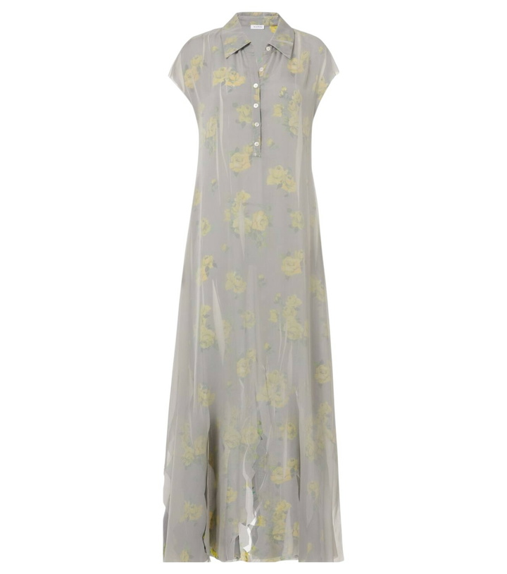 Acne Studios Green Wrap Maxi Dress Acne Studios