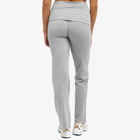 Adanola Women's Rib Fold Over Pants in Grey