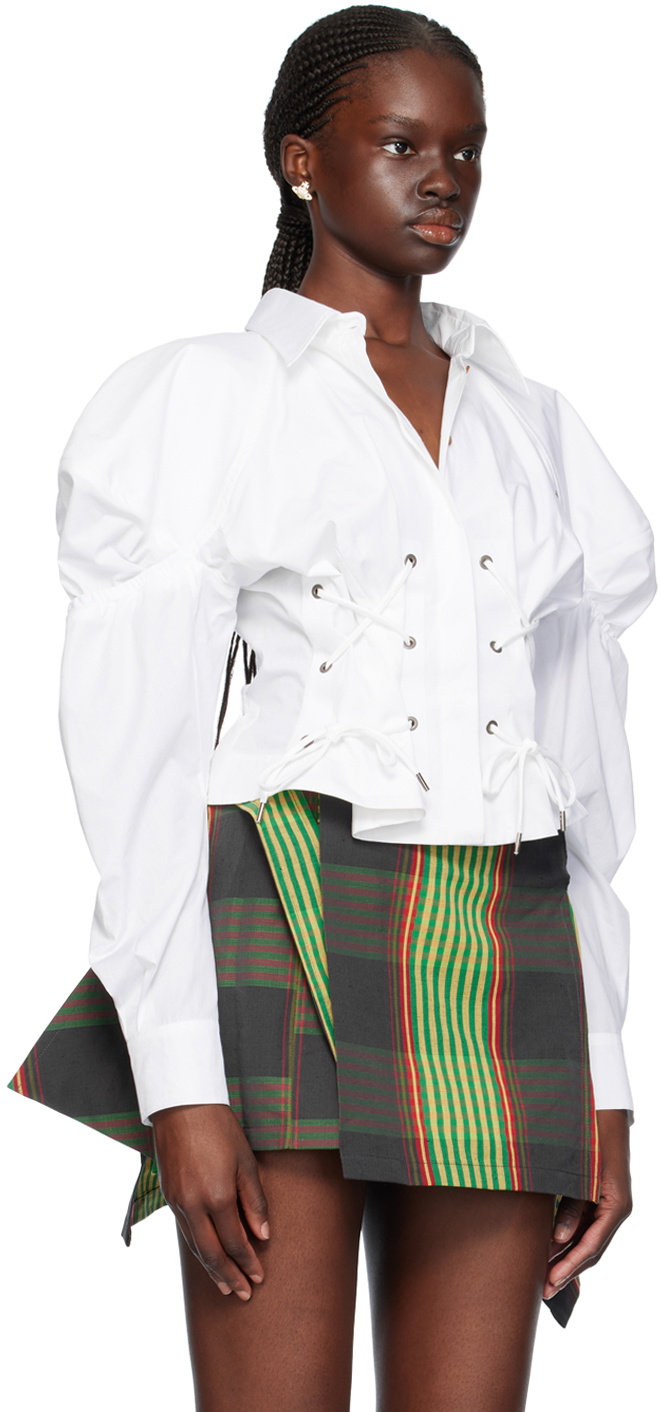 Vivienne Westwood White Gexy Blouse Vivienne Westwood
