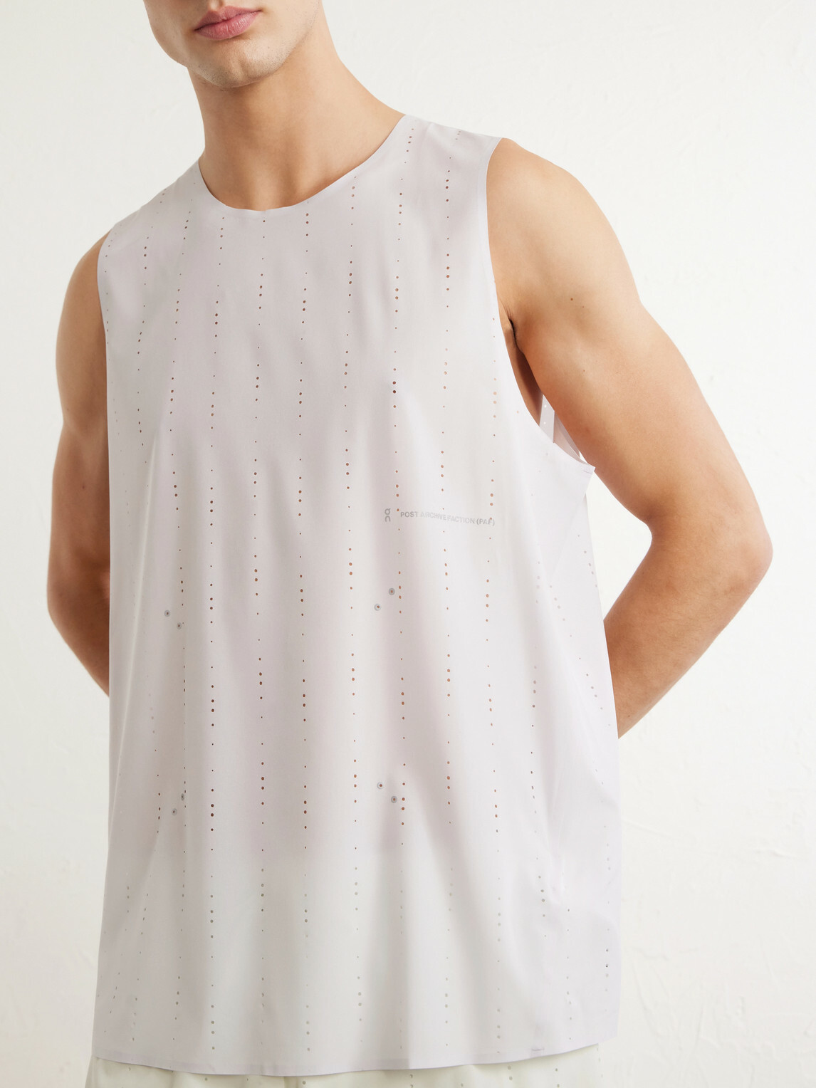 On - Post Archive Faction Zero Singlet Recycled-Jersey Running Top - Neutrals