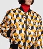 Gucci - Reversible printed silk bomber jacket