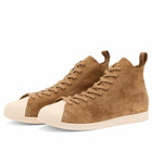 Adidas x Wales Bonner Superstar Hi in Night Brown/Chalk White