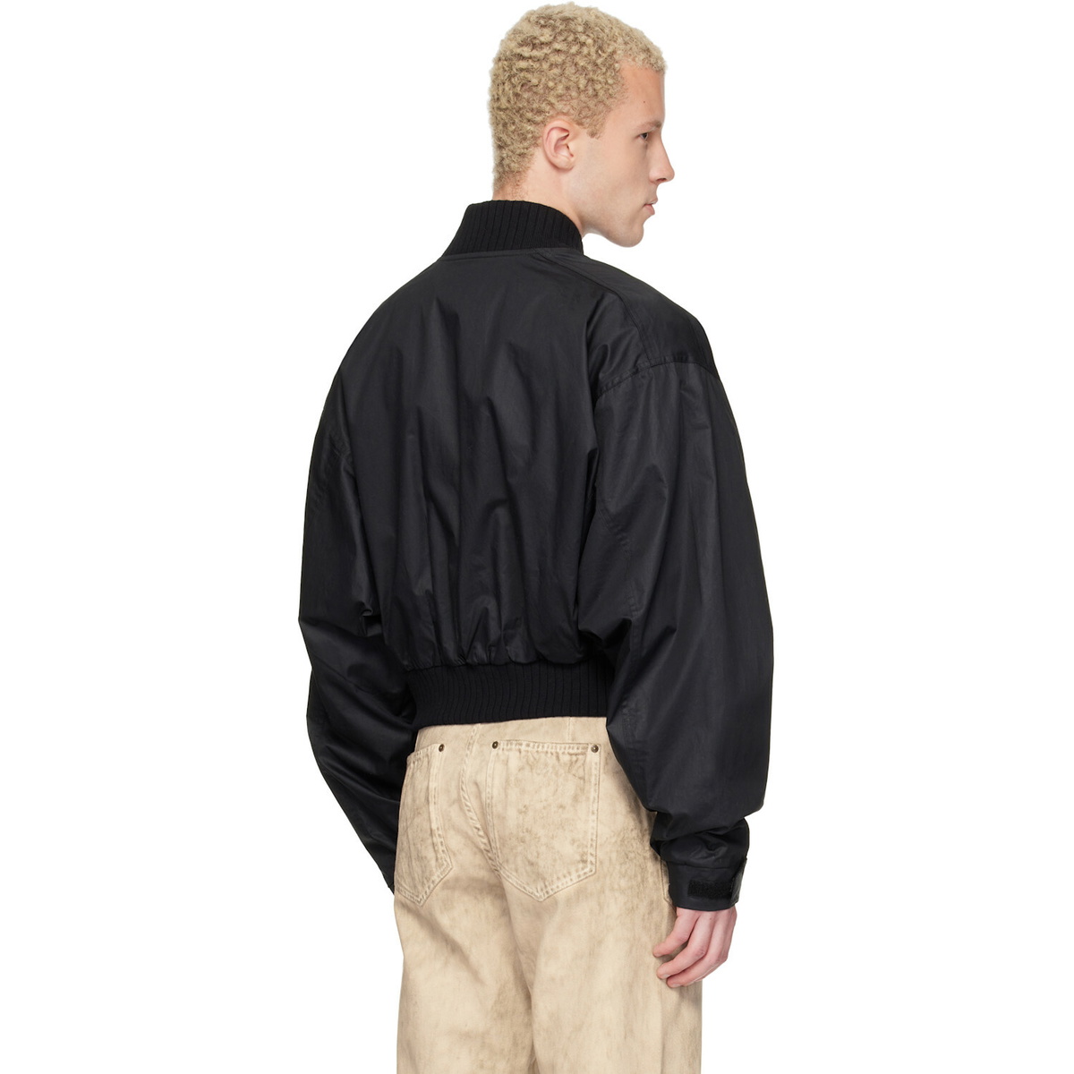 Vivienne Westwood Black Achilles Bomber Jacket Vivienne Westwood