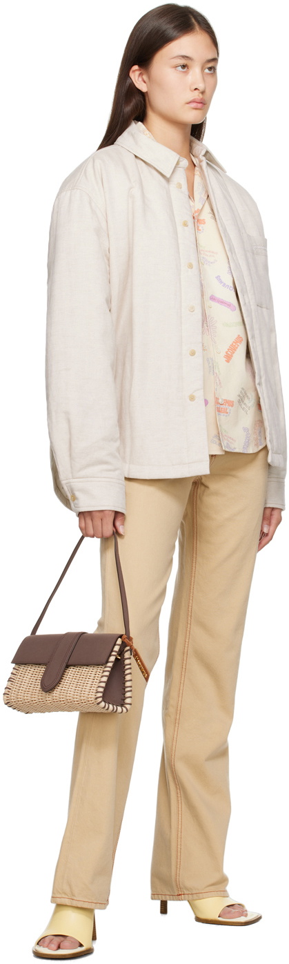 Jacquemus Beige Le Papier 'La Chemise Boulanger' Shirt Jacquemus Jacquemus Beige Le Papier 'La Chemise Boulanger' Shirt Jacquemus