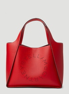 Circle Logo Tote Bag in Red