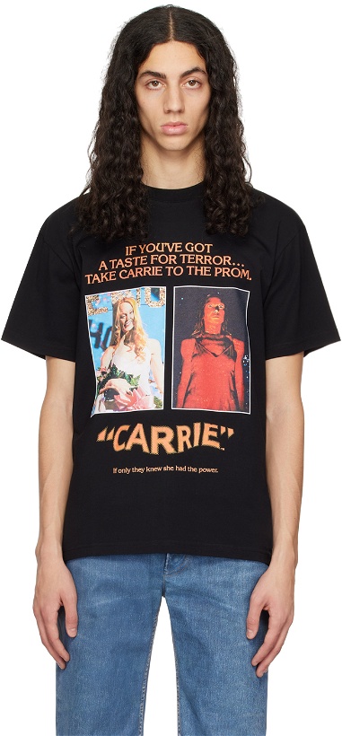 Photo: JW Anderson Black 'Carrie' Poster Print T-Shirt