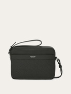 Ferragamo Mens Ferragamo Monogram shoulder bag in Black