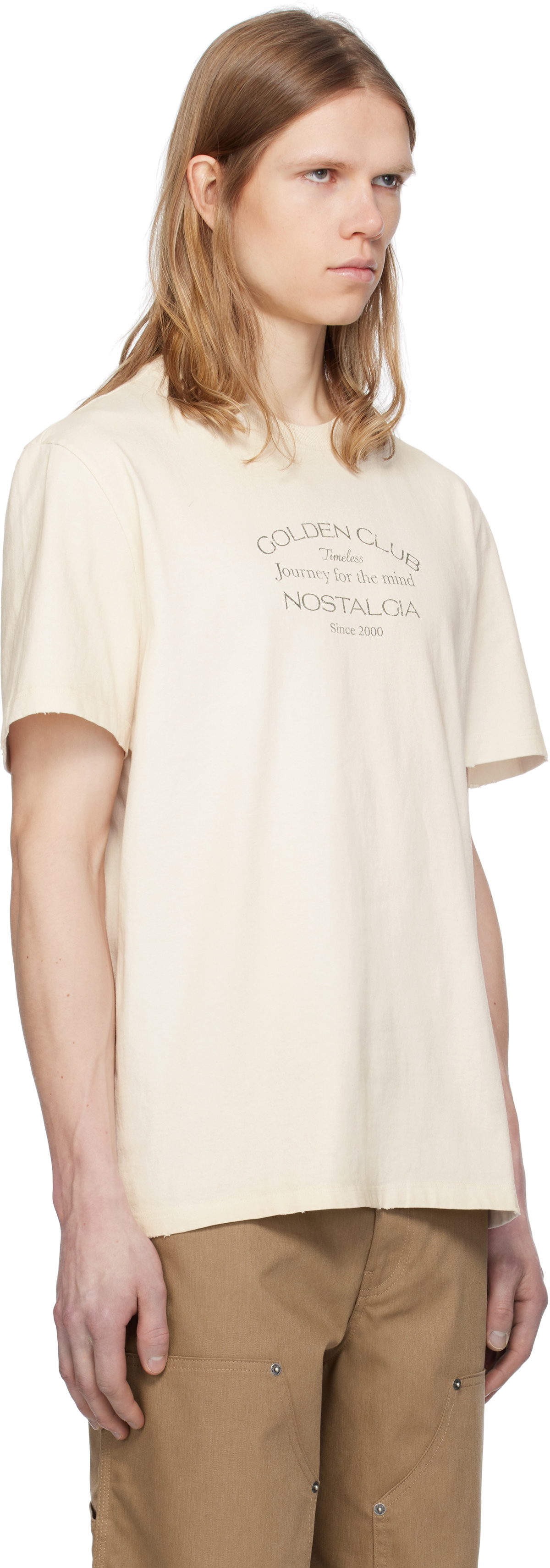Golden Goose Off-White Vintage-Look T-shirt