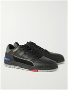 Axel Arigato - Area Lo Mesh and Nubuck-Trimmed Leather Sneakers - Black