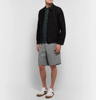 AMI - Virgin Wool-Twill Drawstring Shorts - Men - Gray