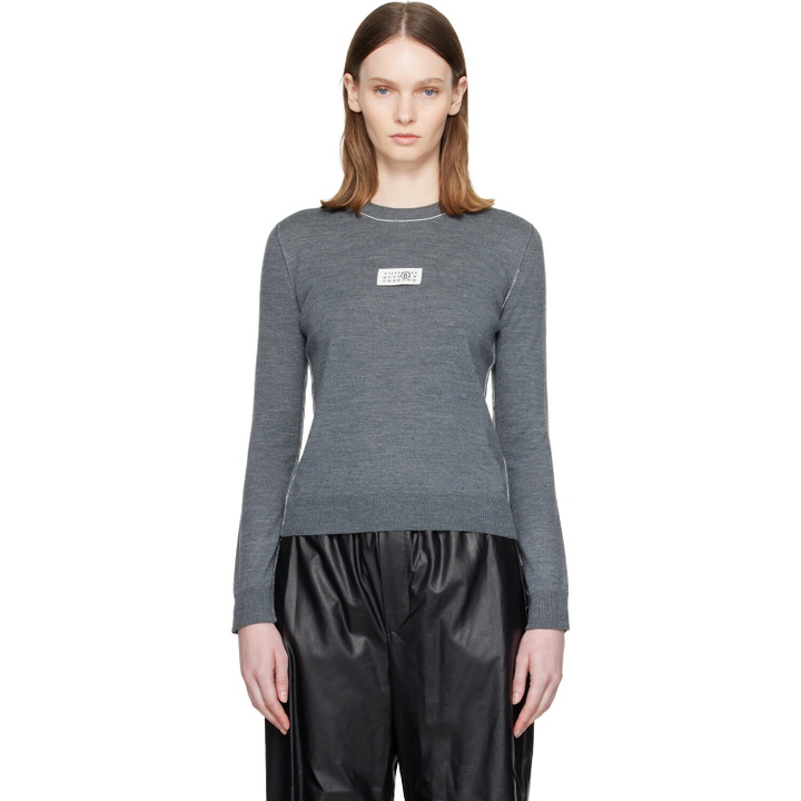 Photo: MM6 Maison Margiela Gray Essentials Sweater