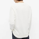 Maison Kitsuné Men's Fox Head Patch Classic Sweat in Ecru