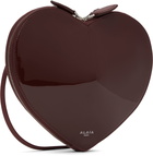 ALAÏA Burgundy 'Le Coeur' Bag