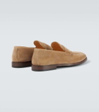 Brunello Cucinelli Suede penny loafers