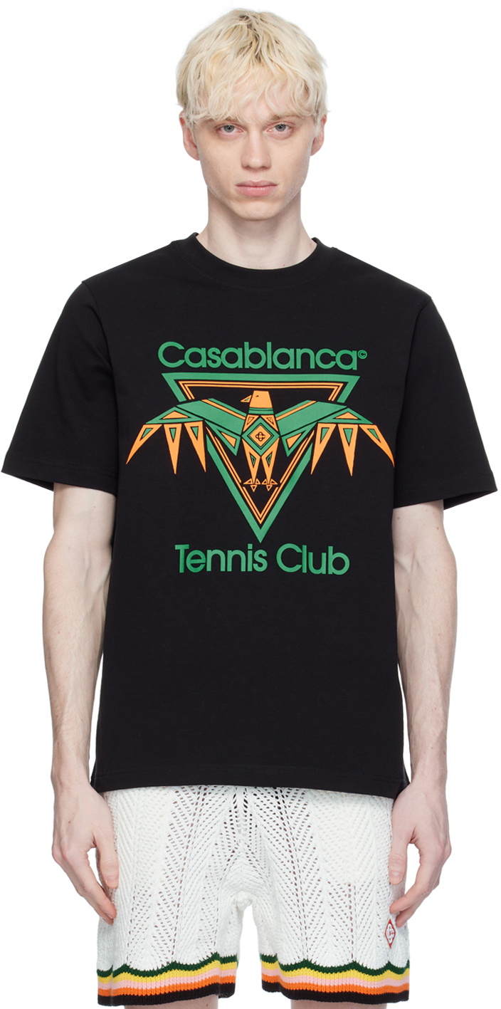 Casablanca SSENSE Exclusive Black Playful Eagle T-Shirt Casablanca