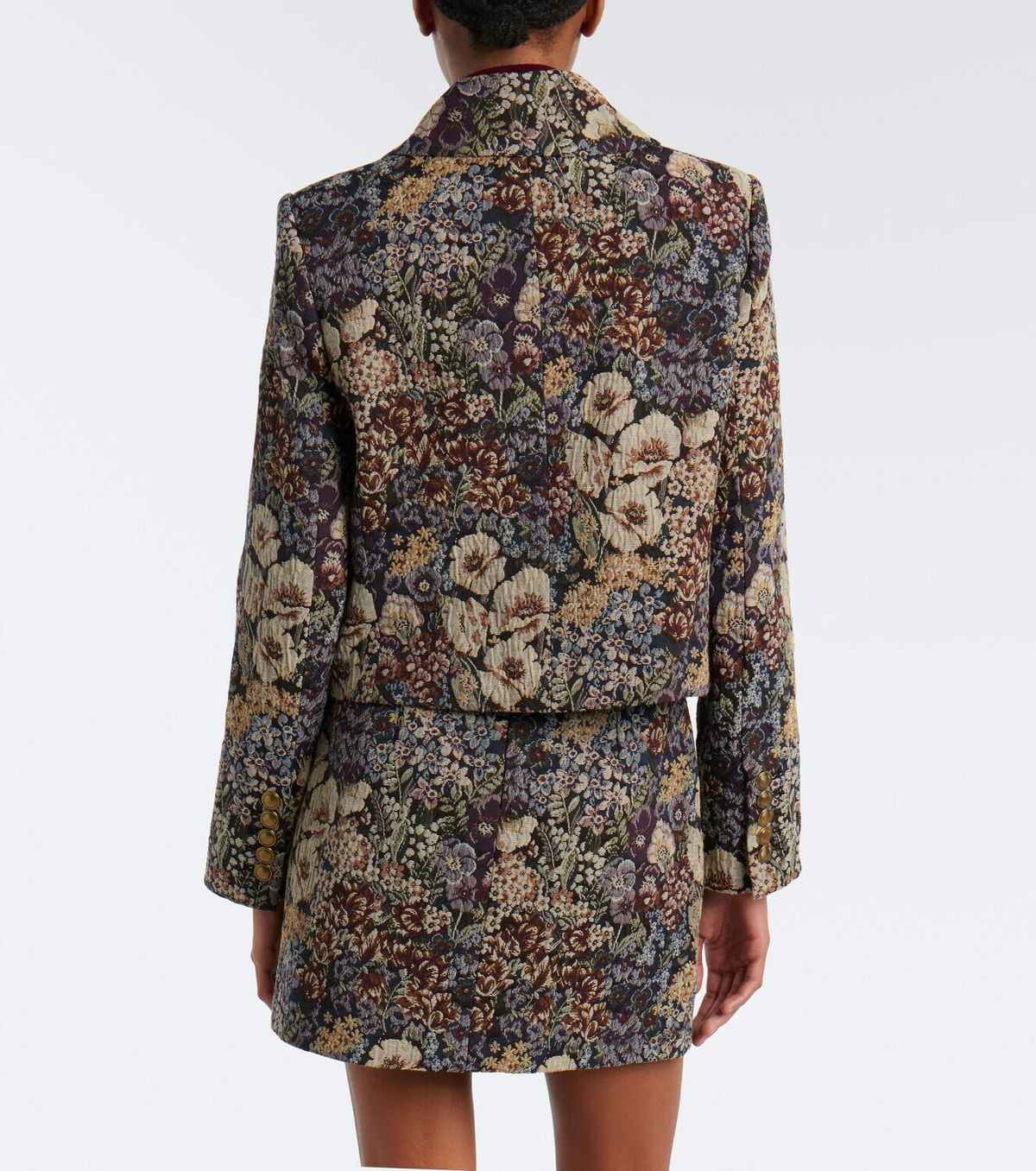 Veronica Beard Wilde floral jacquard jacket