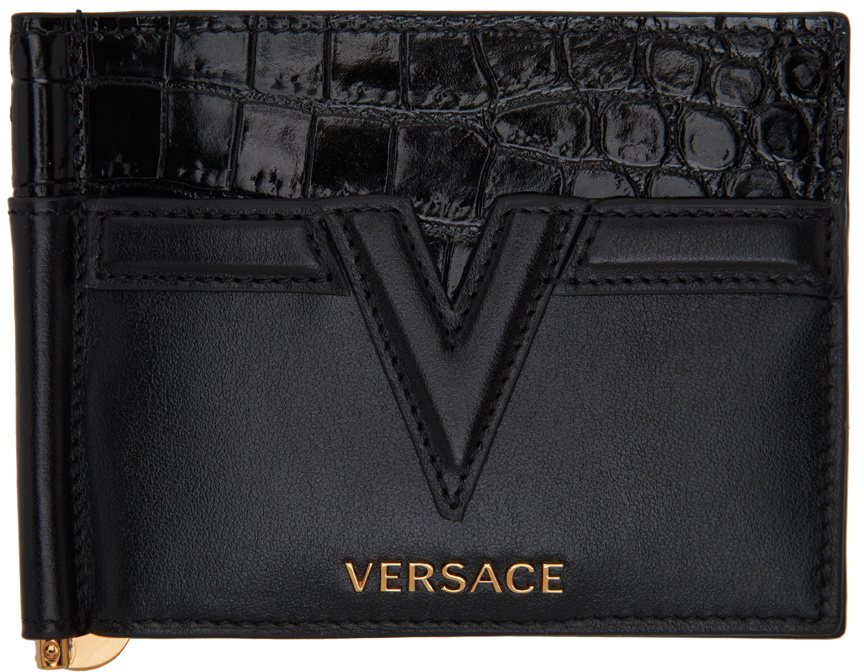 Shop Versace Money Clip Bifold Wallet