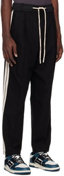 Palm Angels Black Track Belt Trousers