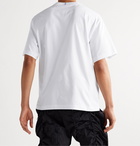 MCQ - Appliquéd Printed Cotton-Jersey T-Shirt - White