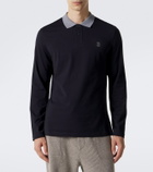Brunello Cucinelli Logo cotton jersey polo shirt