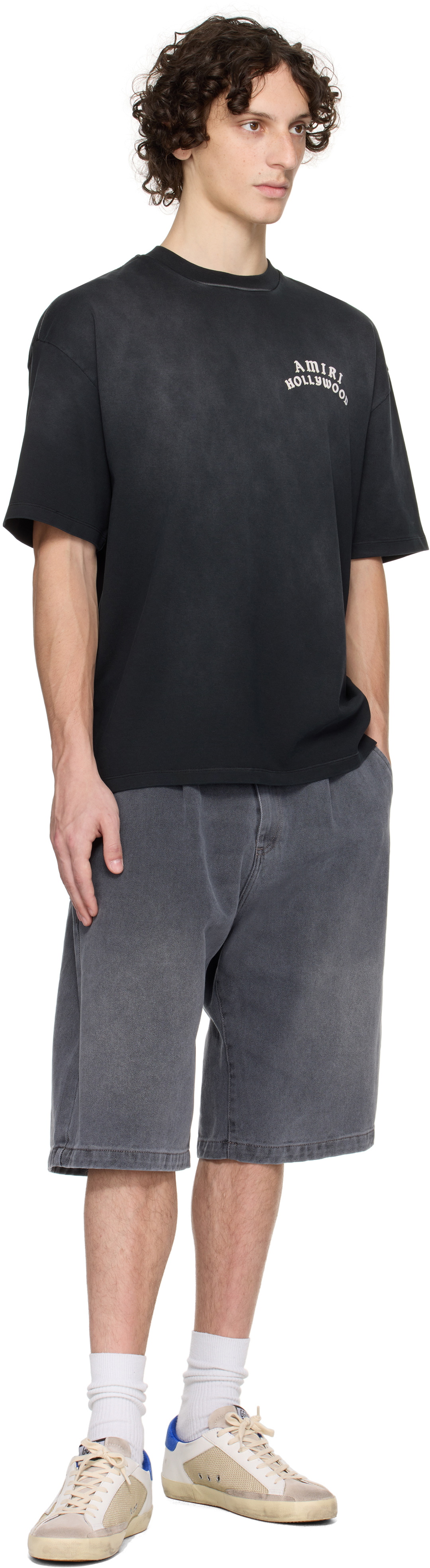 【関税送負担なし】AMIRI HOLLYWOOD オーバーサイズTシャツ Amiri | Hollywood Oversized T-Shirt | Regular Fit T-Shirts