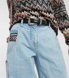 Missoni - High-rise wide-leg jeans