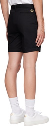 Fred Perry Black Classic Shorts