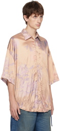 Acne Studios Beige Crinkled Shirt