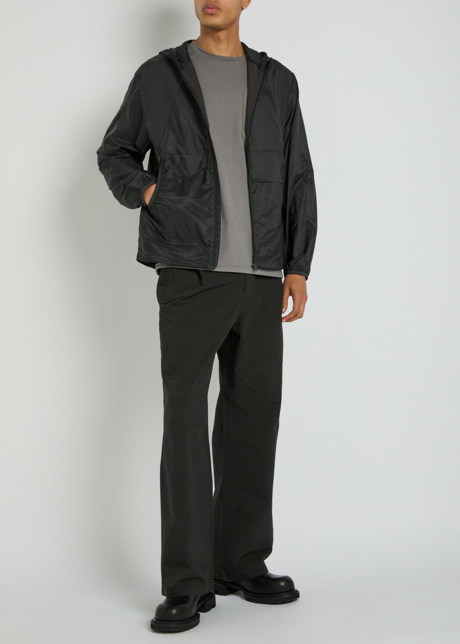 Hiking Patrol Orbit LT Hooded Nylon Jacket Black