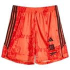 Adidas Arsenal FC NTS UBP Shorts in Unity Orange/Active Red