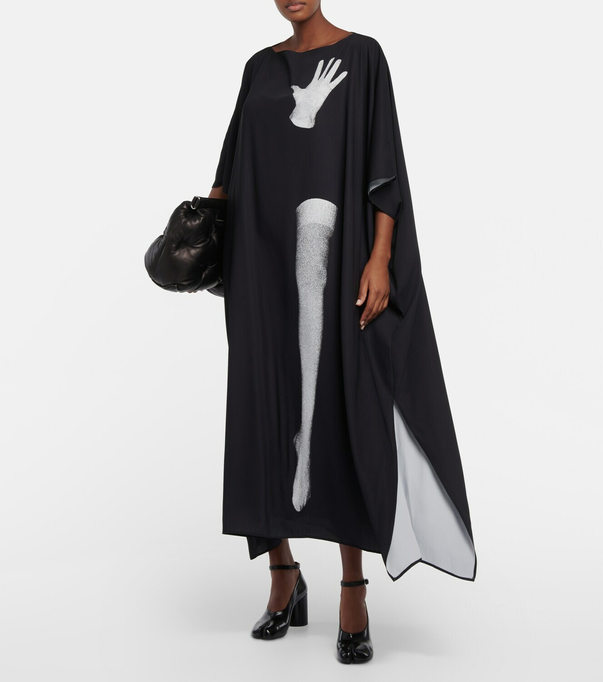 ワンピース MM6 MAISON MARGIELA SILK MAXI DRESS Black Maxi Dress by MM6 Maison Margiela | Rent the Runway