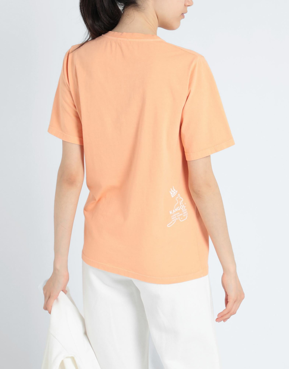Kangol Womens T-shirt in Salmon pink