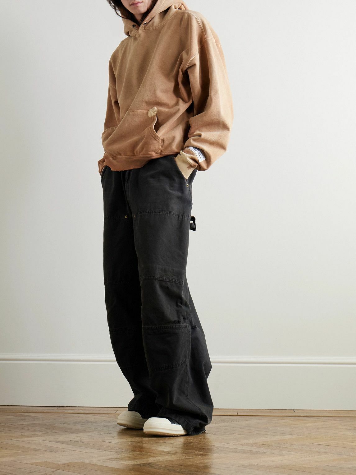 Gallery Dept. - Ventura Logo-Appliquéd Distressed Cotton