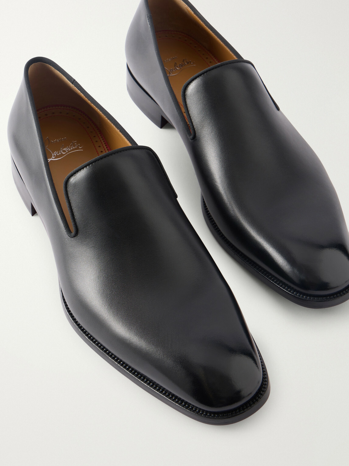 Christian Louboutin - Danny Leather Loafers - Black