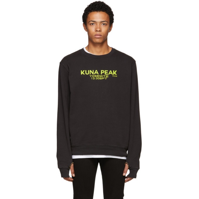 Photo: Frame Black Kuna Peak Sweatshirt
