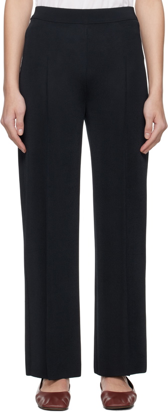 Photo: High Sport Navy Slinky Kick Trousers