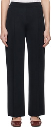 High Sport Navy Slinky Kick Trousers