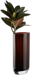 NUDE Glass Purple Glass Tall Blade Vase